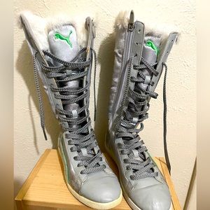 Vintage Puma High Top Winter Sneaker Boots